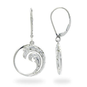 Nalu Earrings in Sterling Silver - 18mm