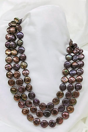 Lucoral Museum Bronze Ocean Necklace