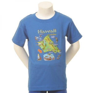 Island Of Oahu Kids T Shirt