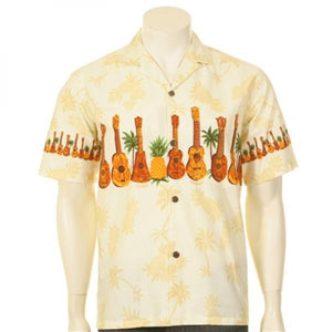 Men's Ukulele Chestband Hawaiian Shirt