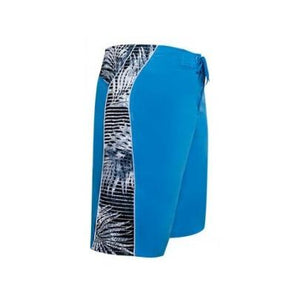 Men's Fern Print Board Shorts (BS714)~ Blue