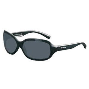 "Queens" Black Polarized Gray Women's Sunglasses