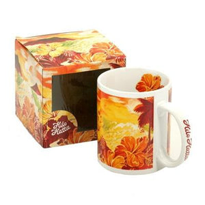 Hilo Hattie Vintage Scenic Yellow/Red Mug-119169