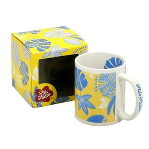 Hilo Hattie Tribal Pareau Yellow/Blue Mug-119171