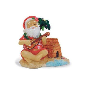 Santa On The Beach Ornament-13042