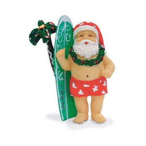 Surfboard Santa Ornament-13055