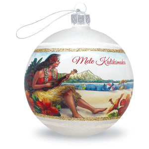 Vintage Hawai'i Glass Ornament - 13815