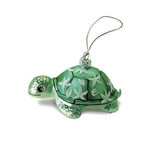 Turtle Glass Ornament - 13906