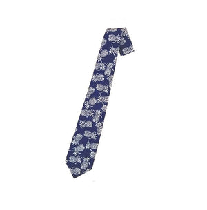 Hilo Hattie Pineapple Necktie - Navy White