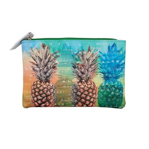 Pineapple Islands Hawaii Pouch Bag - Large