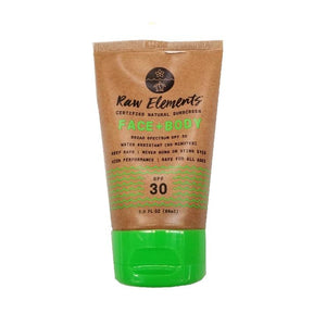 Raw Elements Face and Body Certified Natural Sunscreen Tube