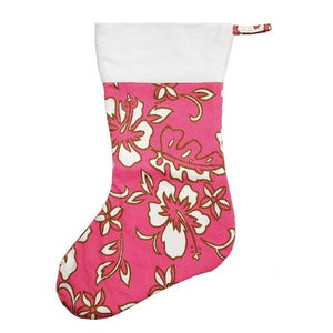 Limited Edition Hilo Hattie Christmas Stocking - Pink Pareo