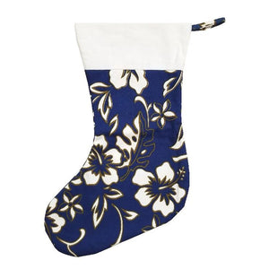 Limited Edition Hilo Hattie Christmas Stocking - Blue Pareo