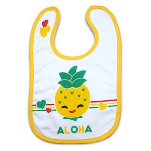 KEIKI KREATIONS BABY BIB, ISLAND YUMI FRIENDS PINEAPPLE PALS