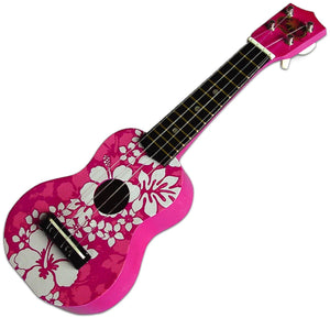 PINK FLORAL - KEIKI UKULELE