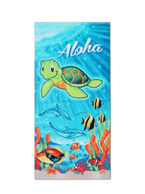 Island Style Beach Towel - Honu