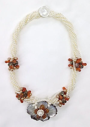 Lucoral Museum Sunset Blossom Necklace