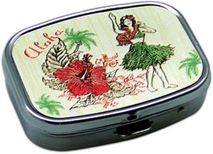 HULA GIRL - PILLBOX