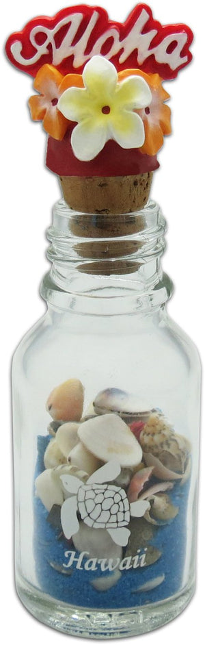 Sand Bottle Topper - Aloha Plumeria - Assorted Color