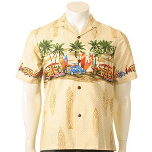 Surfboards & Woodies Men's Hawaiian Aloha Shirt