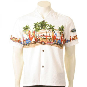 Surfboards & Woodies Men's Hawaiian Aloha Shirt