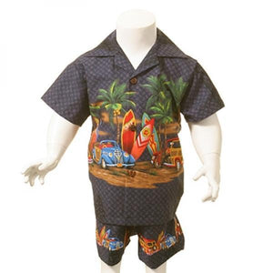 Surfboards & Woodies Boy's Cabana Set