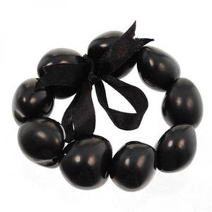 Kukui Nut Bracelet ~ Black