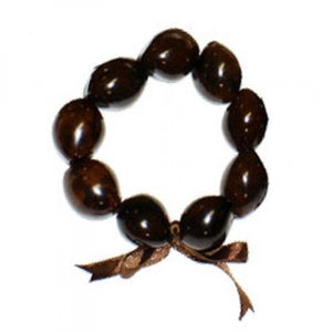 Kukui Nut Bracelet ~ Brown