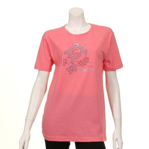 Womens Rhinestone Honu Tee