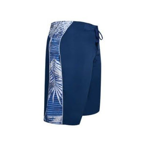 Men's Fern Print Board Shorts (BS714)~ Navy