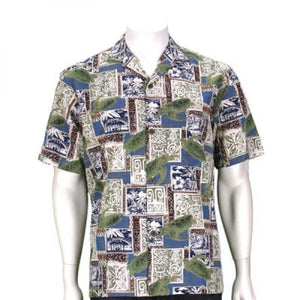 Scenic Honu Men's Aloha Shirt