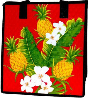 Baby Pineapple Red  Insulated Hot/Cold Reusable Bag~Medium