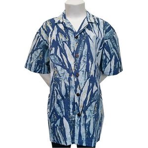 Abstract Rainforest Kala Kloth Boys Aloha Shirt (804-p3241)~ Slate