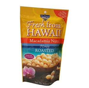 Mac Farms Honey Roasted Macadamia Nuts~6oz Bag