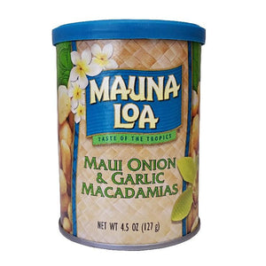 Mauna Loa Maui Onion & Garlic Macadamia Nut Tin~4.5oz