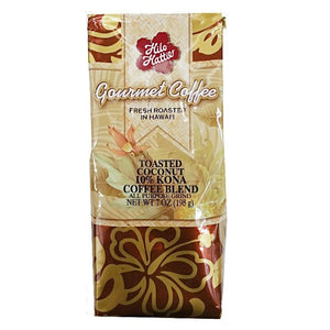 Hilo Hattie 10% Toasted Coconut Kona Coffee 7oz APG-28234