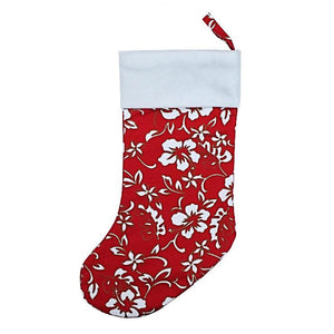 Limited Edition Hilo Hattie Christmas Stocking - Red Pareo