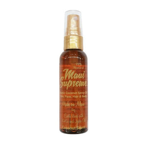 Maui Supreme Natural Exotic Coconut Skin, Face, Hair & Body Oil - Coconut Scent