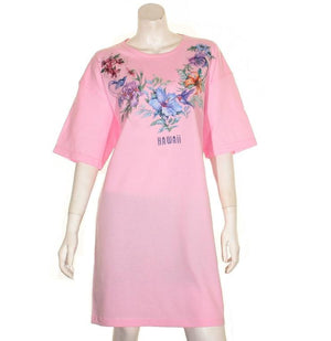 Flower and Bird  Beach Cover Up(BCU HW 7-6) ~ Light Pink