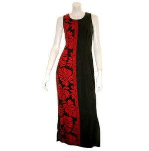 Prince Kuhio Lady's Dress ~ Black/Red