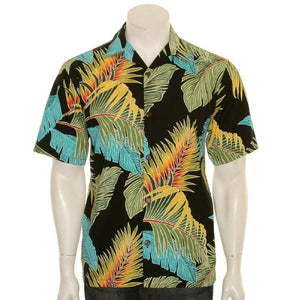 Hilo Hattie Rayon Mens Aloha Shirt(511) - Black