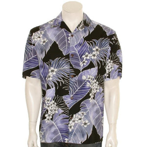 Hilo Hattie "Mai'a" Rayon Aloha Shirt (10104) - Purple