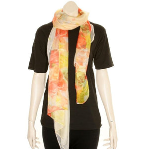 Hilo Hattie Aloha Print Scarf - Amber