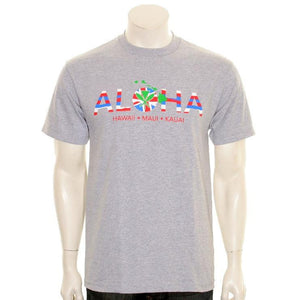 ALOHA Men's Tee Grey - SA 5-3