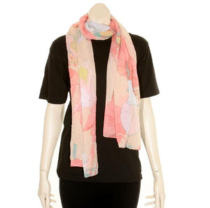 Hilo Hattie Aloha Print Scarf - Tan