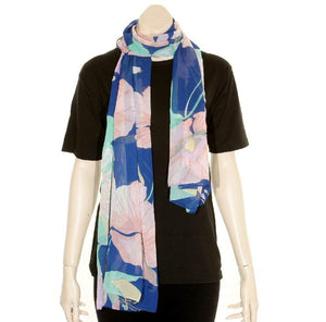 Hilo Hattie Aloha Print Scarf - Sea Foam 3