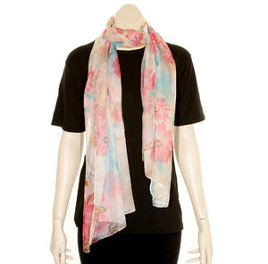 Hilo Hattie Aloha Print Scarf - Sea Foam 6