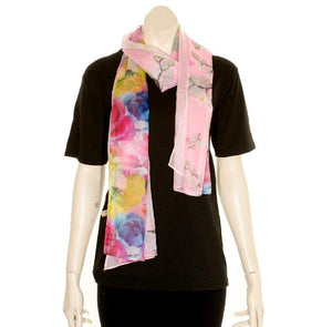 Hilo Hattie Aloha Print Scarf - Fuchsia