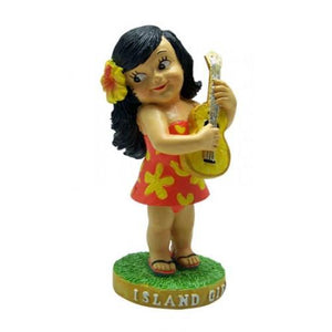 Mini Island Girl Hula Dashboard Doll-40823